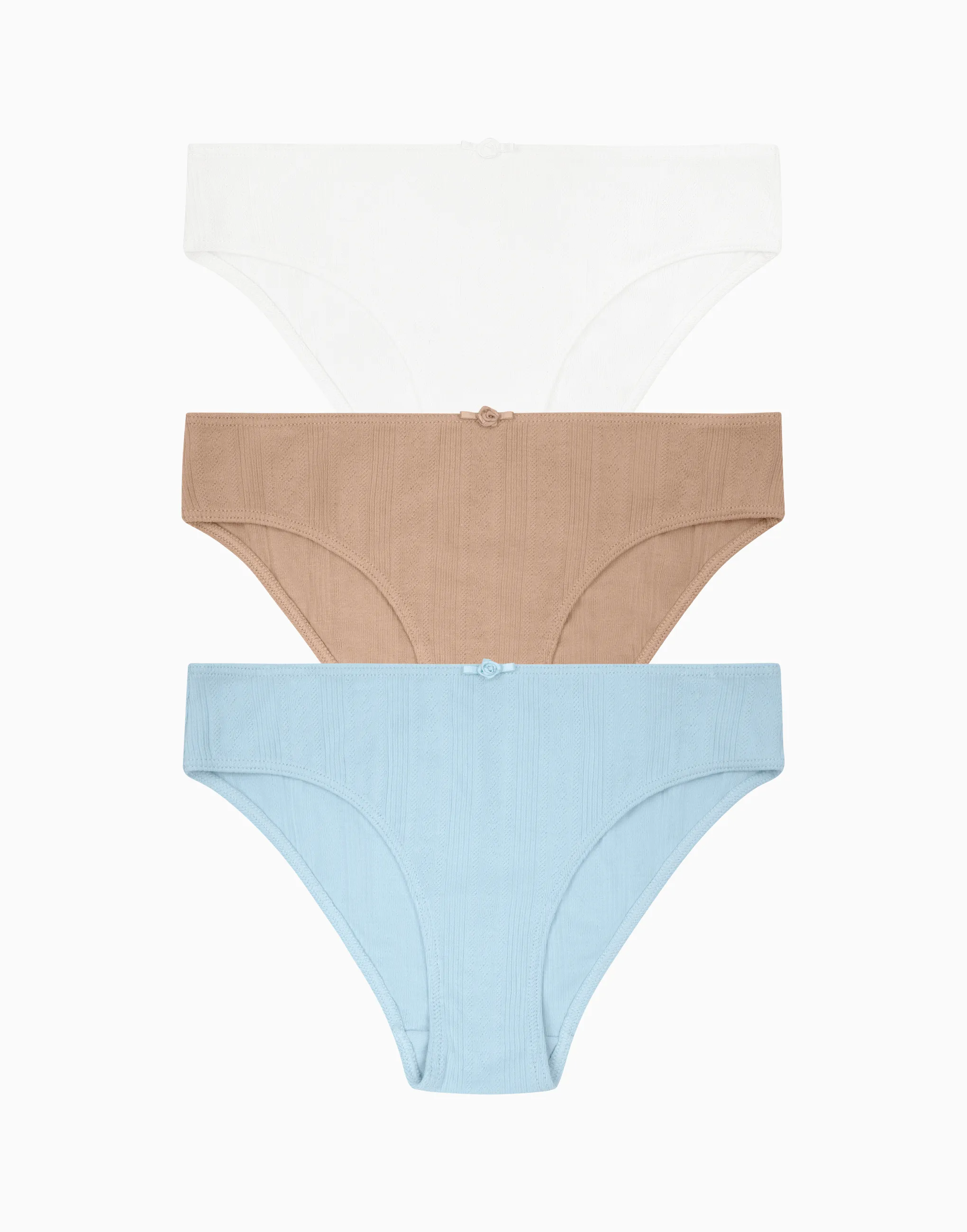 Набор из 3 слипов для девочки, разноцветный, арт. 4670393570747