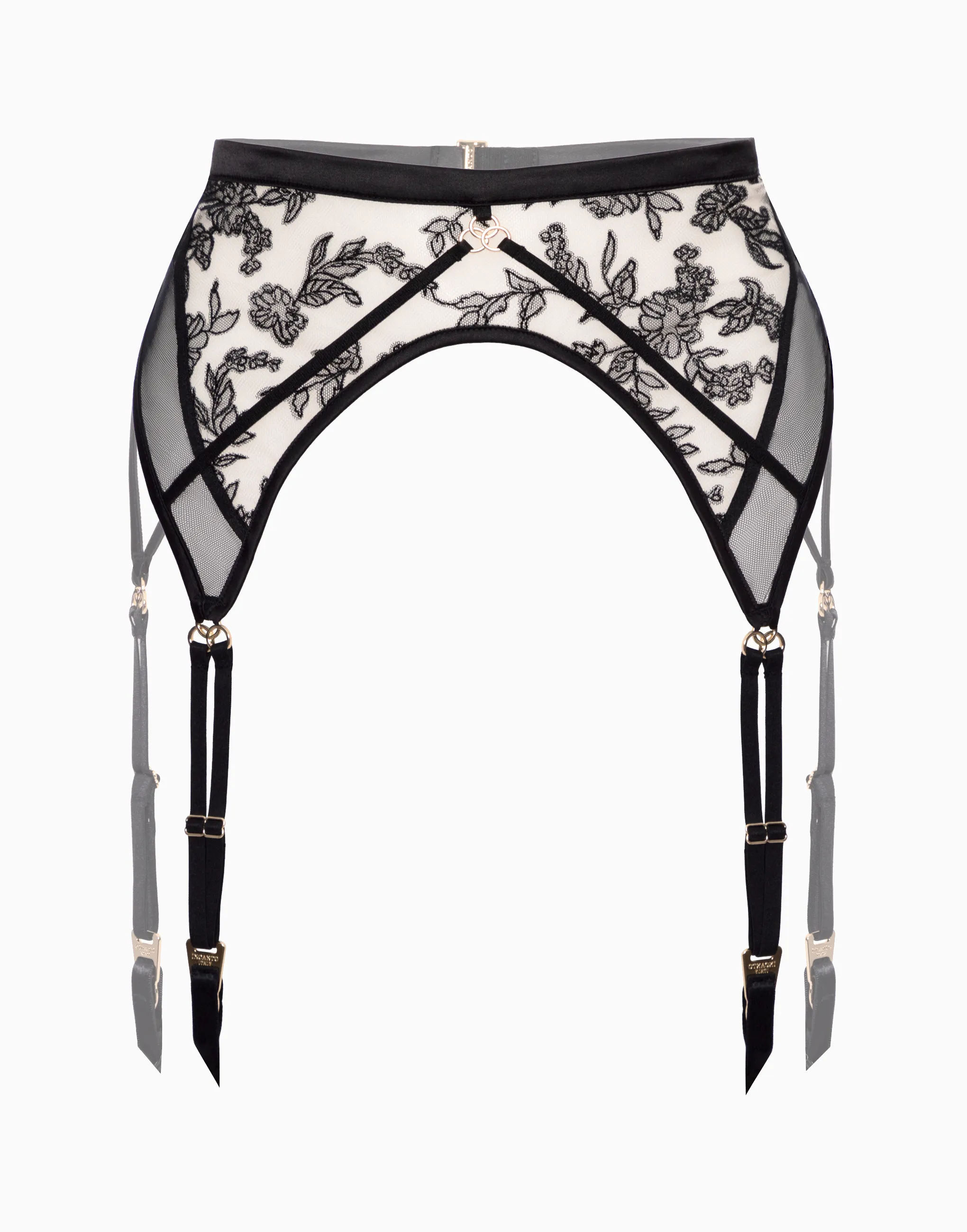 Пояс для чулок, черный, арт. 4670393567044