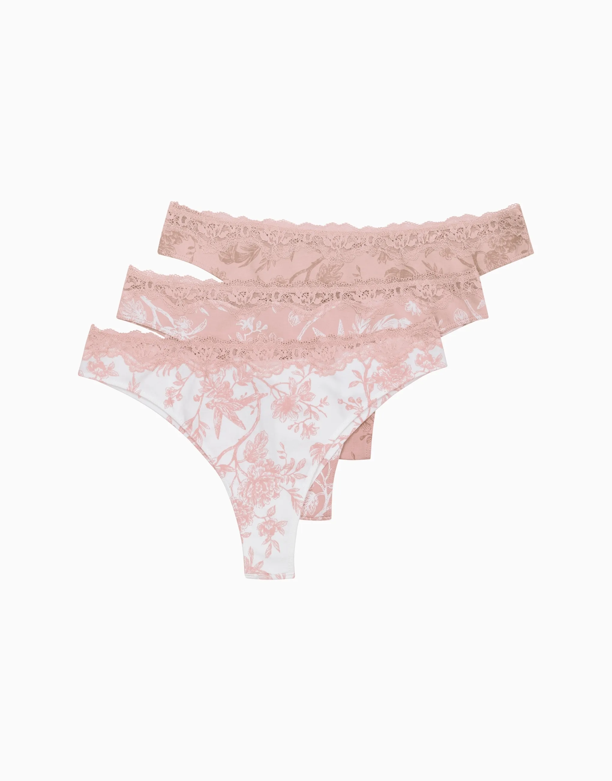 Набор из 3 бразилиано средняя посадка, мультиколор, арт. 16689