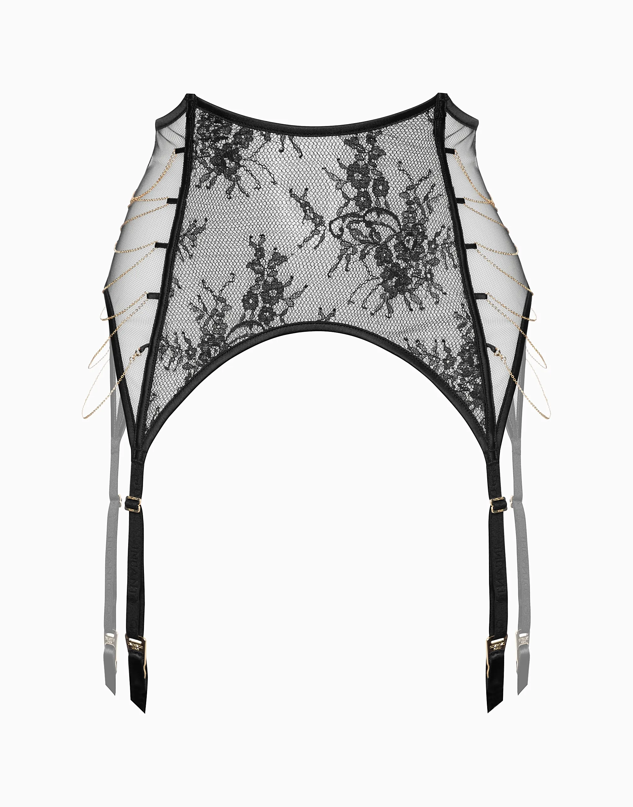 Пояс для чулок, черный, арт. 17093