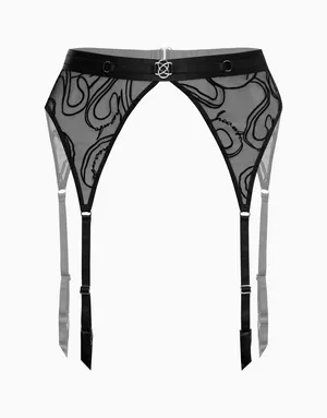 Пояс для чулок, черный, арт. 17107