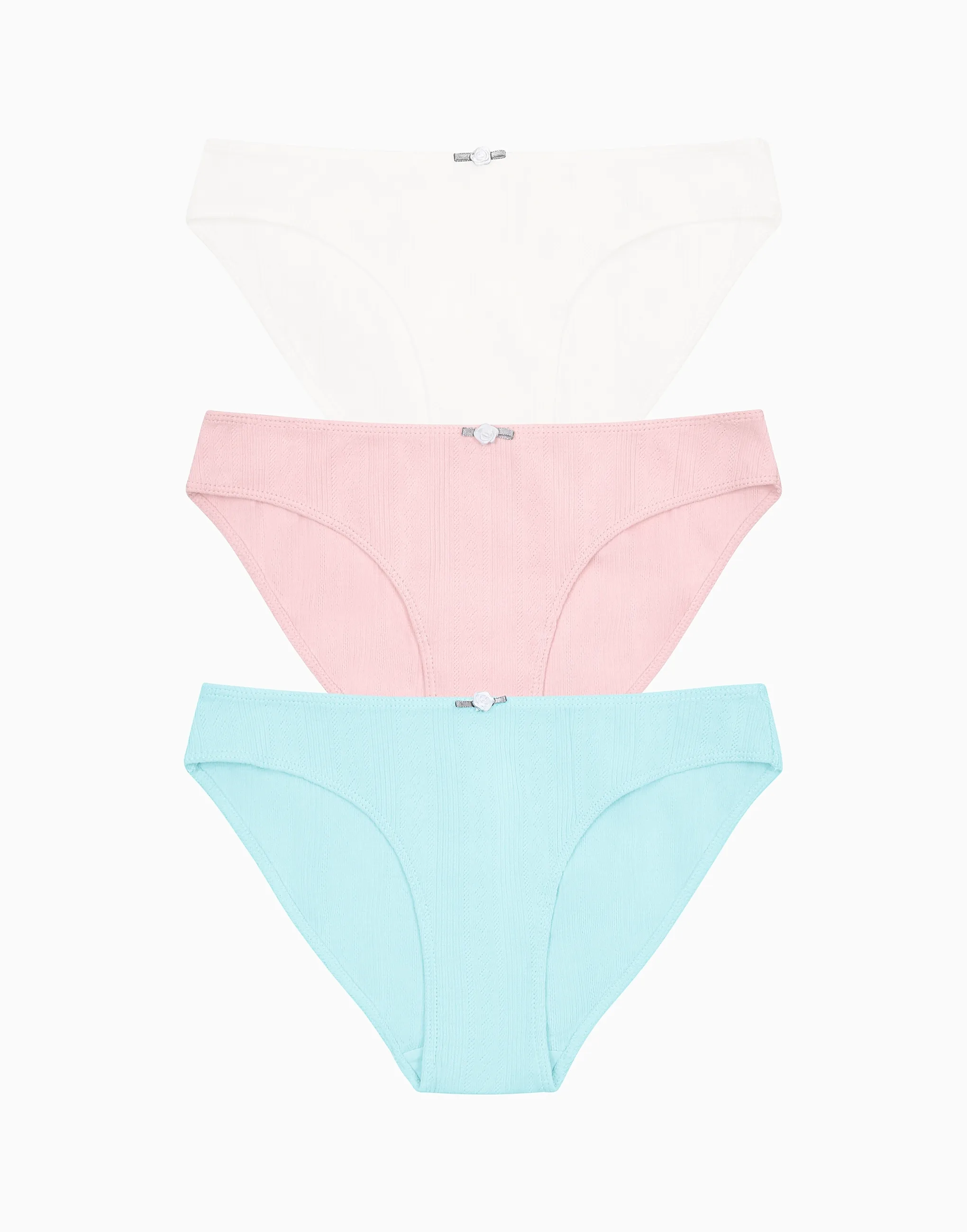 Набор из 3-х слипов для девочки, мультиколор, арт. 17122