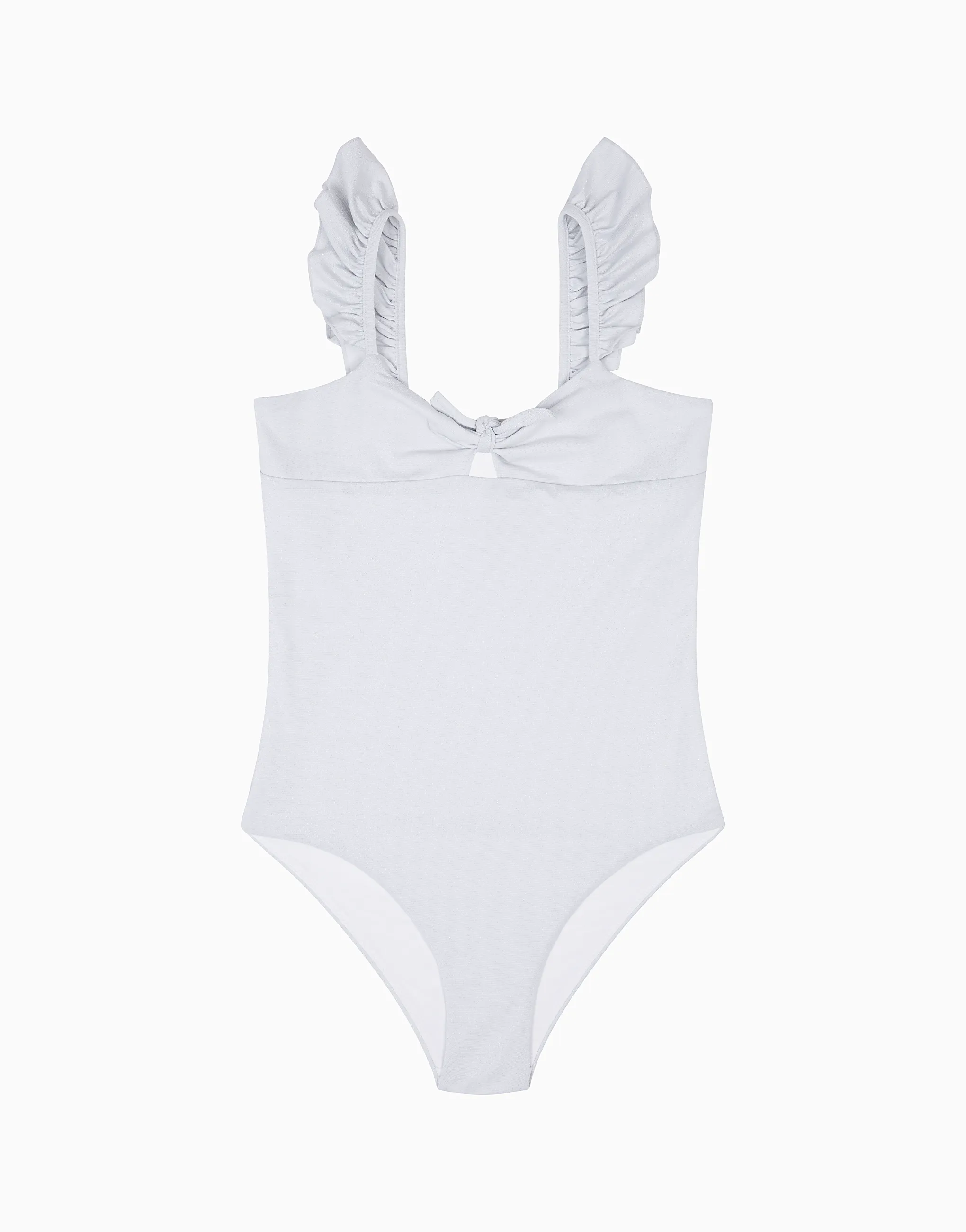 Сплошной купальник для девочки, platinum, арт. 17201