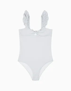 Сплошной купальник для девочки, platinum, арт. 6944990896134