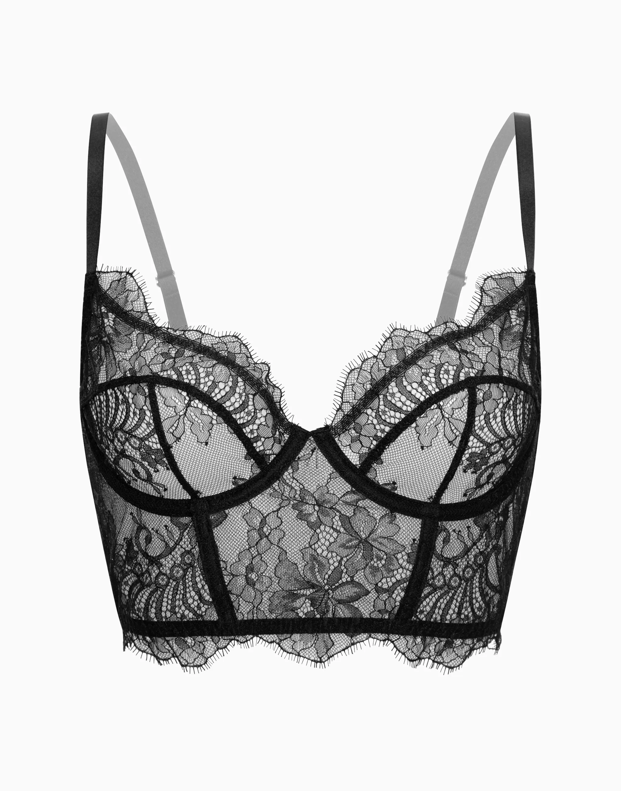 Бюстгальтер с мягкими чашками на стане Virginia, черный, арт. 17211