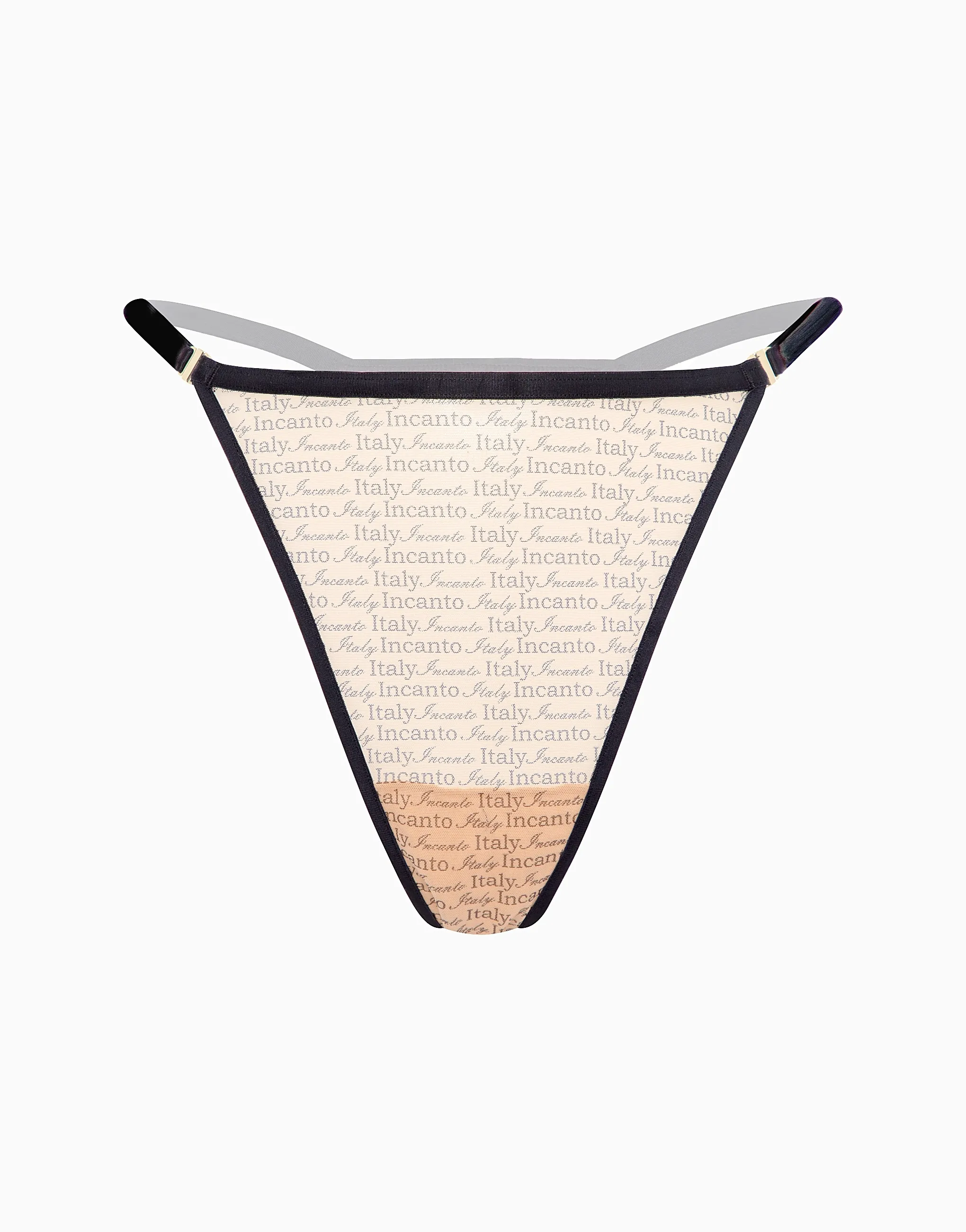 Стринги высокая посадка, нюдовый, арт. 17215