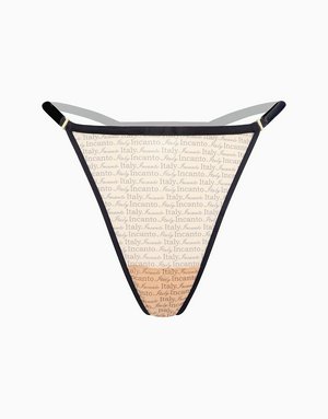 Стринги высокая посадка, нюдовый, арт. 4640348128842