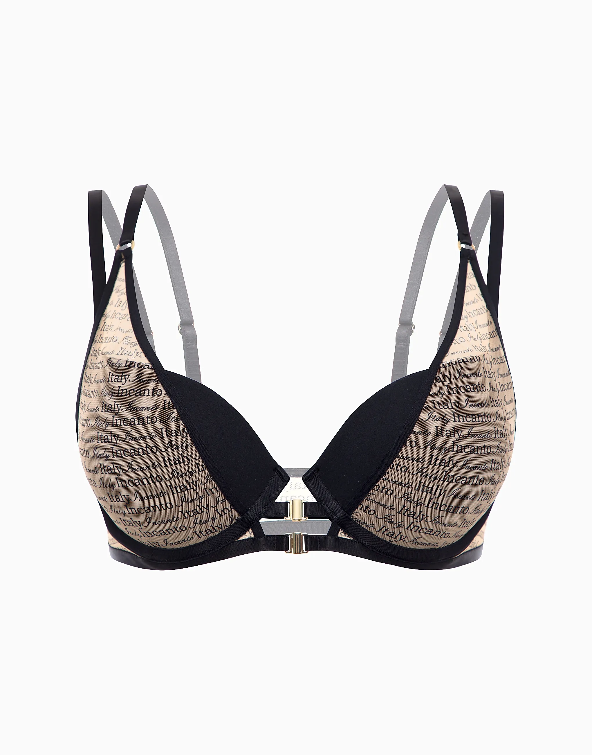 Бюстгальтер Double push-up с формованными чашками на стане Alessandria, нюдовый, арт. 17218