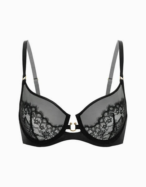 Бюстгальтер с мягкими чашками на стане Verona, черный, арт. 4670393566719