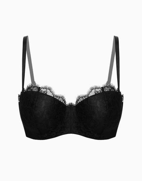 Бюстгальтер балконет Push-up с формованными чашками на стане Paris, белый, арт. 31432