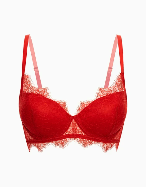 Бюстгальтер Push-up с формованными чашками на стане Milan, красный, арт. 31758