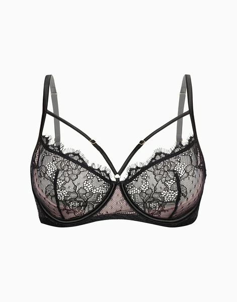 Бюстгальтер с мягкими чашками и спонжевой поддержкой на стане Sydney, черный, арт. 6944990912490