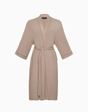 Халат с рукавами 3/4, коричневый, арт. 6944990901487