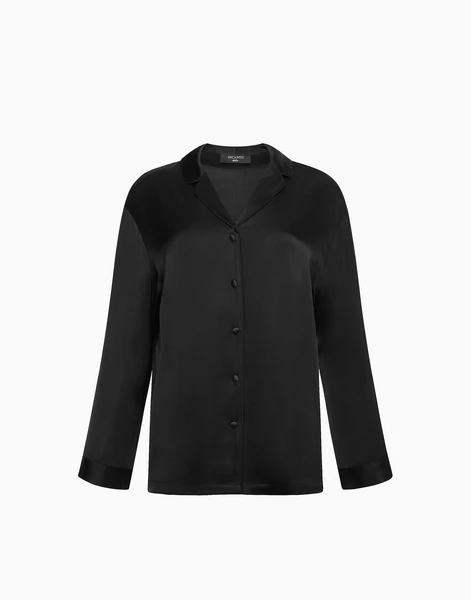 Рубашка с длинными рукавами, черный, арт. 31821