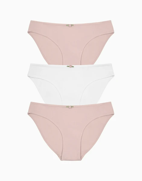 Набор из 3-х слипов для девочки, мультиколор, арт. 32089