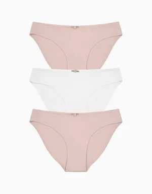 Набор из 3-х слипов для девочки, мультиколор, арт. 32089