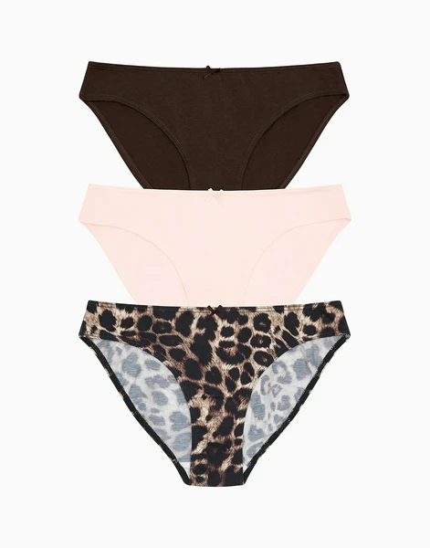 Набор из 3-х слипов для девочки, мультиколор, арт. 32106