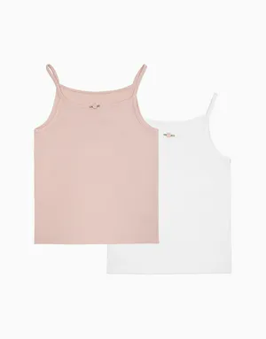 Набор из 2-х маек для девочки, мультиколор, арт. 32112