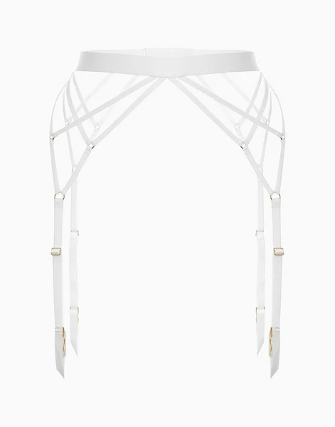 Пояс для чулок, белый, арт. 32125