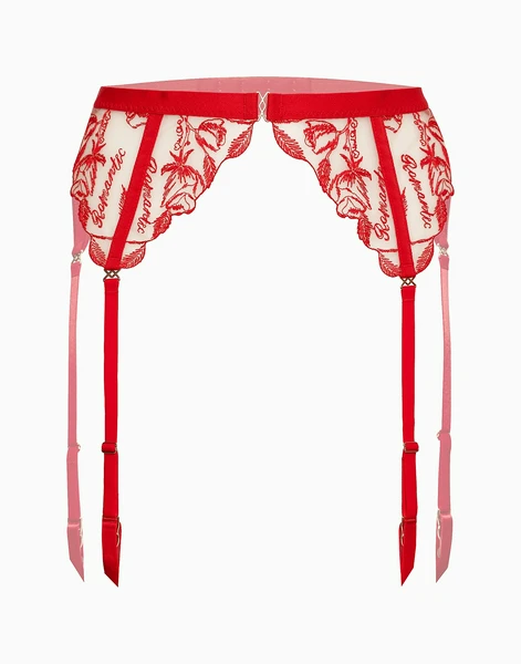 Пояс для чулок Incanto CD689, красный, арт. 32420