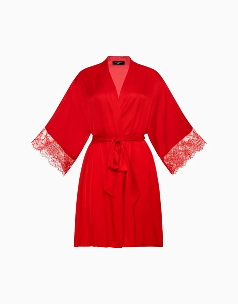 Халат Incanto с рукавами 3/4 PD858, красный, арт. 4640348114357