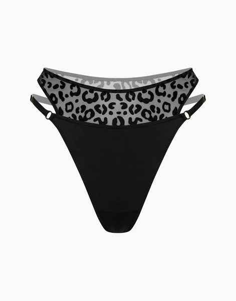 Стринги Incanto CD1020 с высокой посадкой, черный, арт. 4670393536996