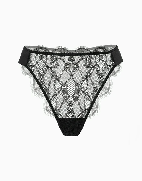 Трусы-бразилиано Incanto высокая посадка CD1046, черный, арт. 4670393542065