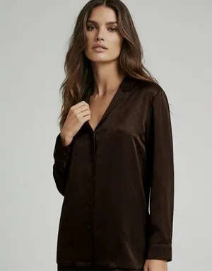 Рубашка для сна Incanto PD1134, коричневый, арт. 4670393550749