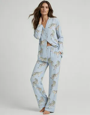 Пижамные брюки Incanto PD1206, голубой, арт. 4670393585680