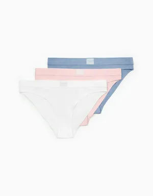 Набор из 3 слипов Incanto со средней посадкой, разноцветный, арт. 4670393591988