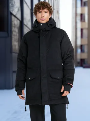 Парка мужская Bask Putorana V4, черный, арт. 21225BSK-9009