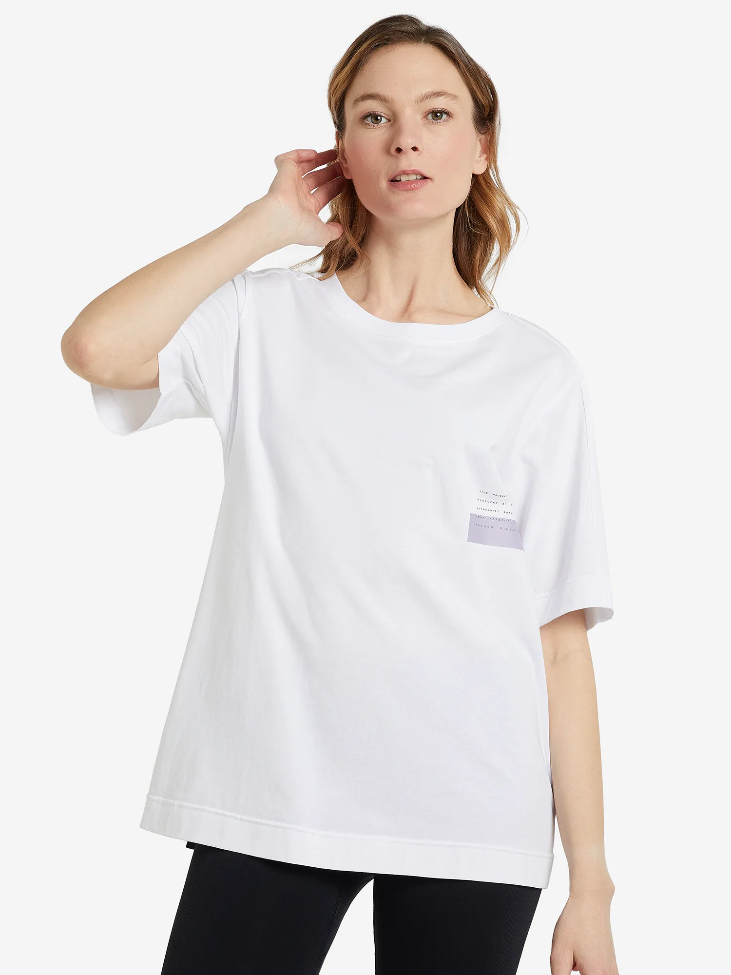 Футболка оверсайз Weywot, белый, арт. tw96k2i-04