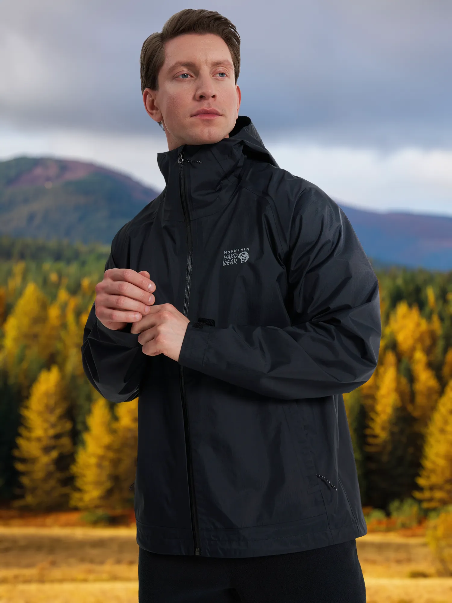 Куртка мембранная Mountain Hardwear Threshold Jacket, черный, арт. 2093511mhw-010
