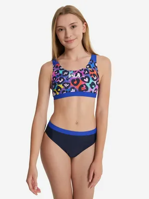 Купальник раздельный FILA, синий, арт. 17276