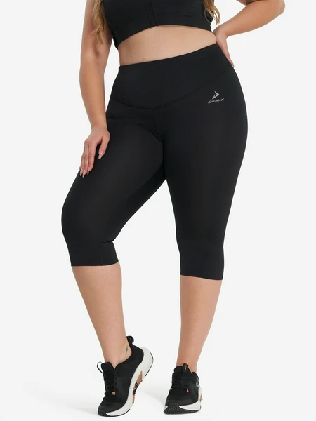 Бриджи женские Demix Plus Size, черный, арт. 17297