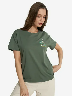 Футболка женская Protest Zoeli, зеленый, арт. 17651101PR0-663