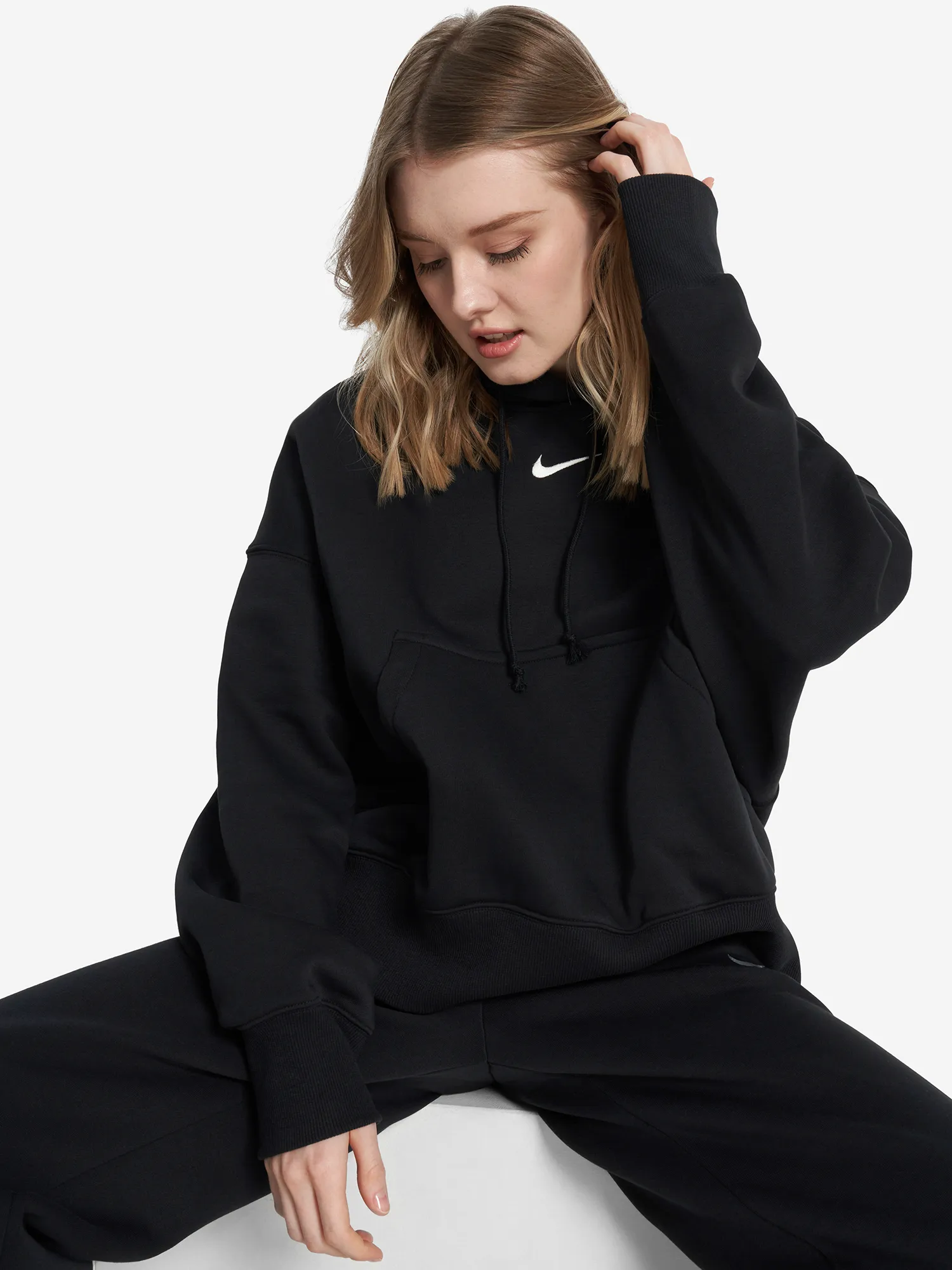 Худи Nike Sportswear Phoenix, черный, арт. dq5858n06-010