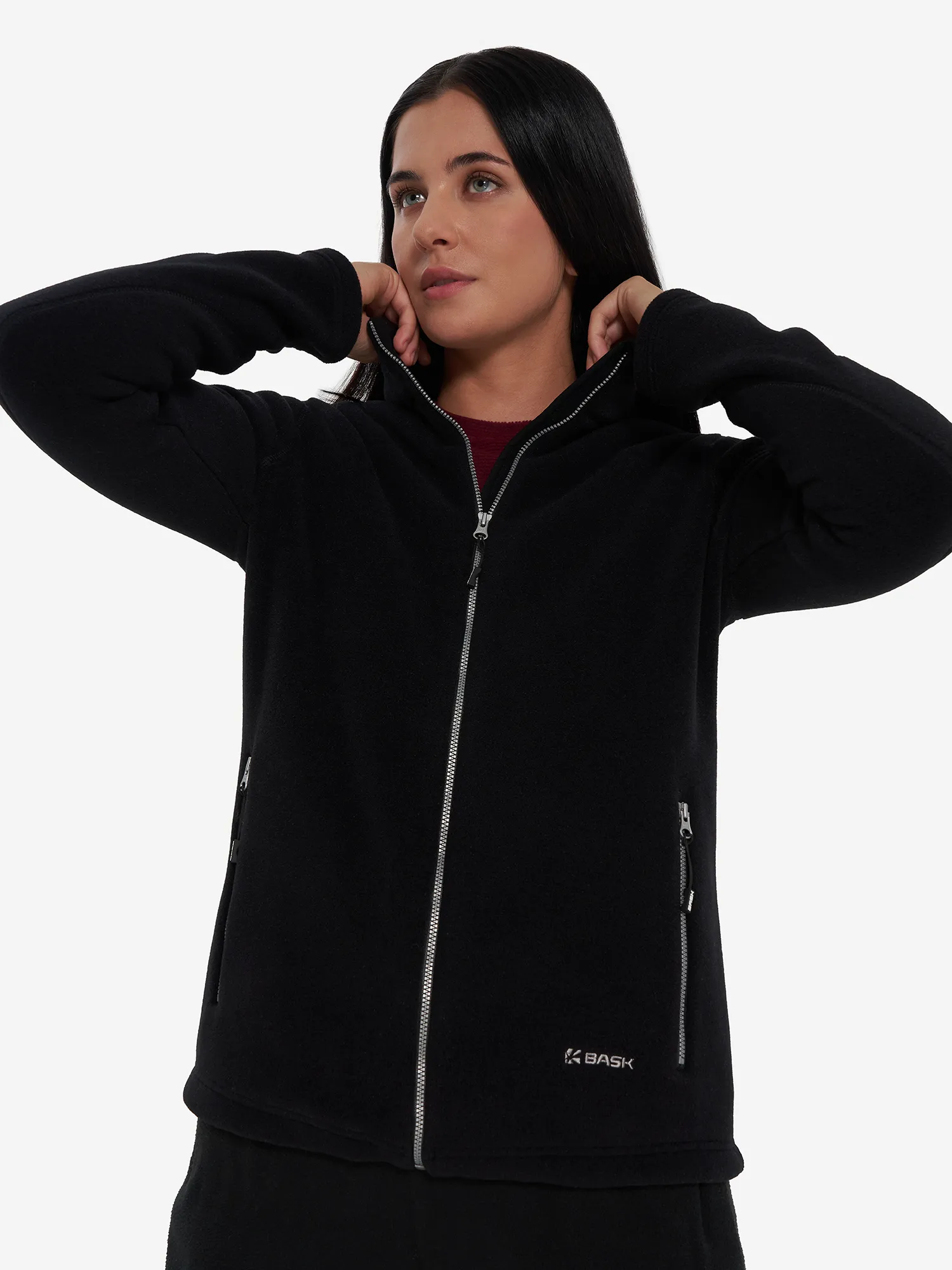 Джемпер флисовый женский Bask Jump, черный, арт. 2261bsk-9009