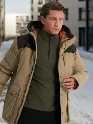 Пуховик мужской Cordillero, коричневый, арт. 131760