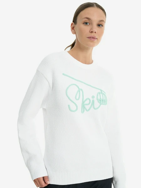 Свитер женский Glissade, белый, арт. 131707gsd-00