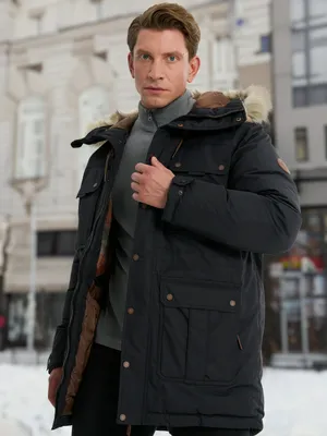 Пуховик мужской Cordillero, черный, арт. 17422