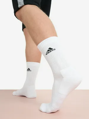 Носки Adidas 3 пары, белый, арт. ht3446