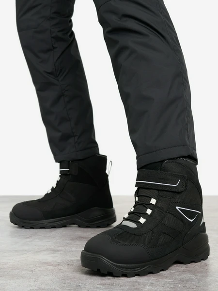 Ботинки утепленные для мальчиков Ecco Snow Mountain, черный, арт. 710313e1a-51094