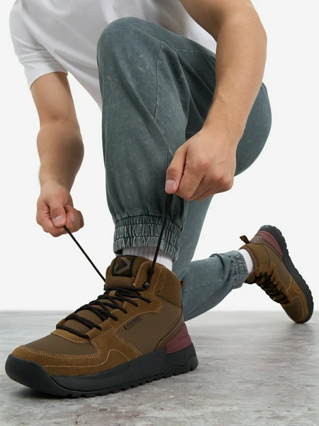 Кроссовки утепленные Demix Clasico 3 Mid, коричневый, арт. 129999dmx-t3