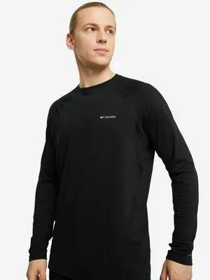 Термобелье мужское Columbia Midweight Stretch Long Sleeve Top, черный, арт. 1638591CLB-011