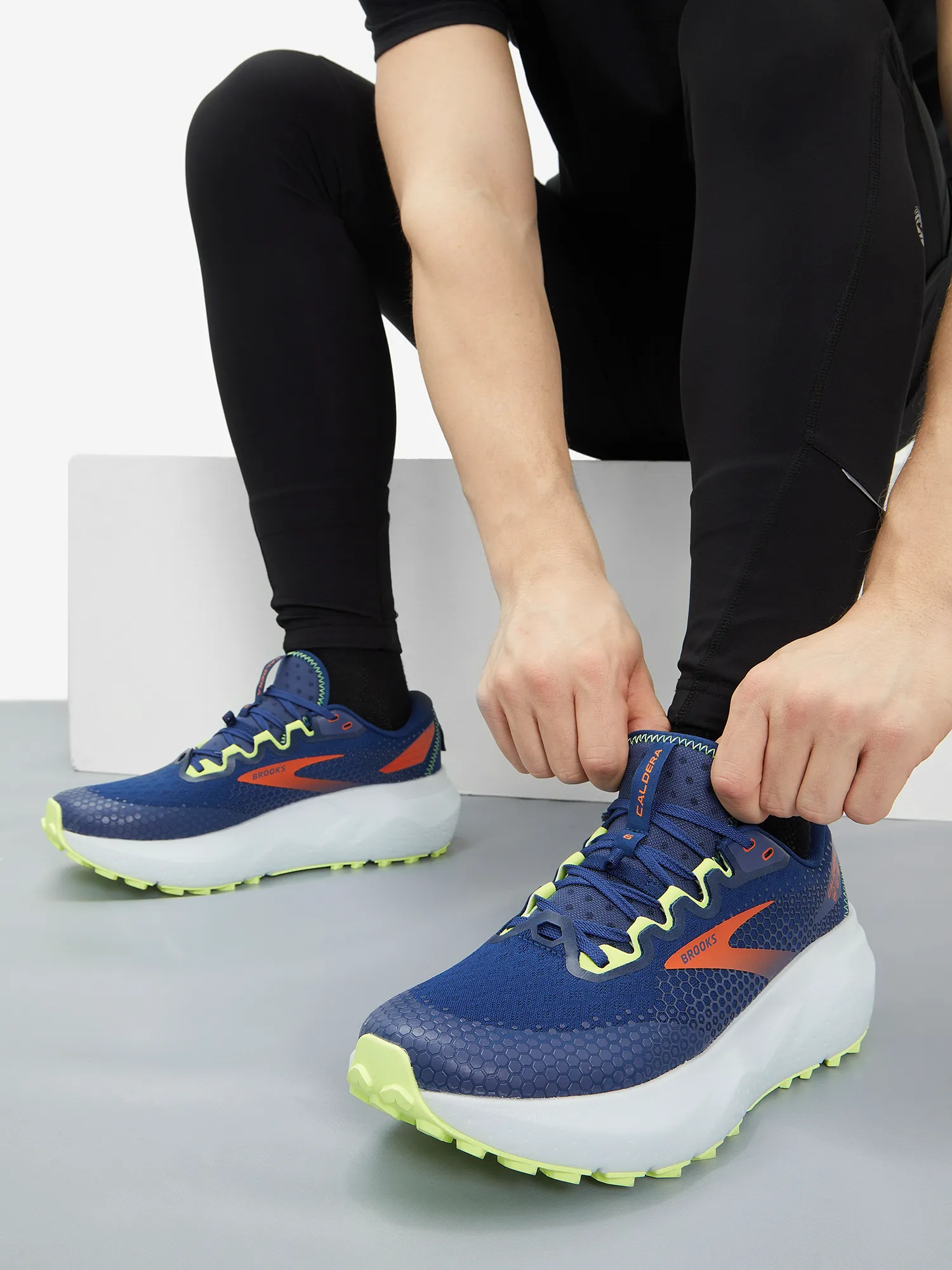 Кроссовки мужские Brooks Caldera 6, синий, арт. 110379b0f-406