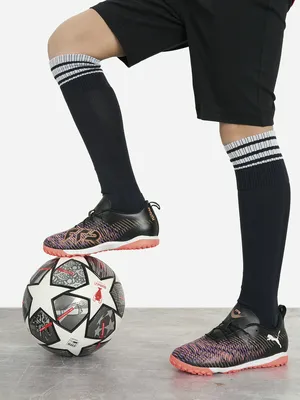 Бутсы PUMA Future 8 Play Tt + Mid Jr, красный, арт. 108395P0P-01