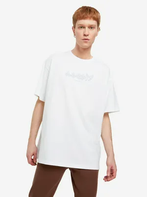 Футболка мужская оверсайз Demix, белый, арт. 17534