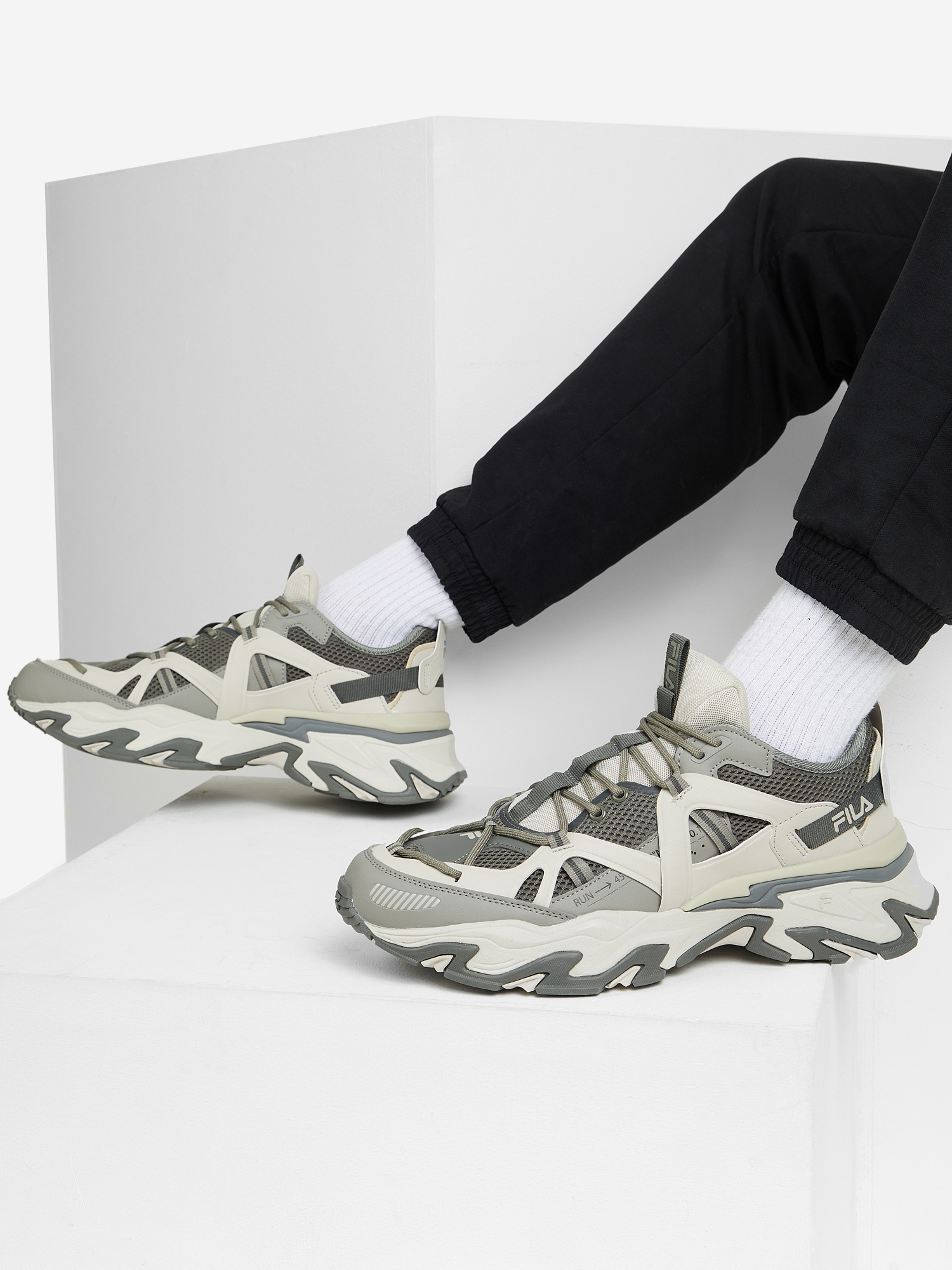 Кроссовки FILA Trace Low, зеленый, арт. 113811fla-63