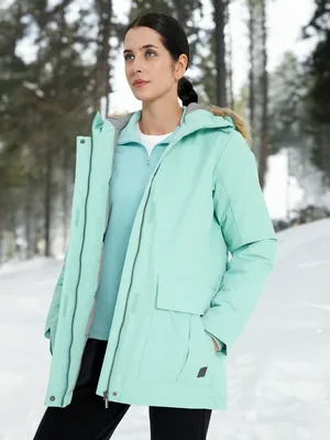 Пуховик женский Outventure, зеленый, арт. 130827